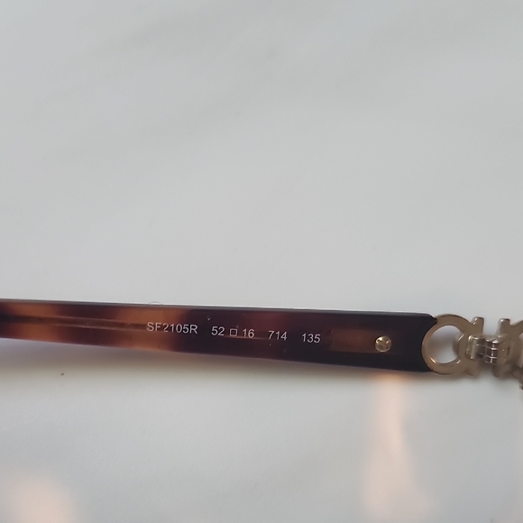 Ferragamo Tortoise Shell Glasses - Picture 3 of 5